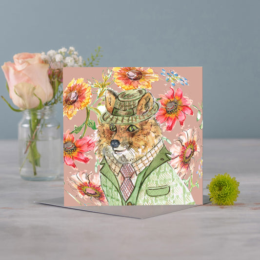 Cottage Fox Greetings Card - Pack of 6
