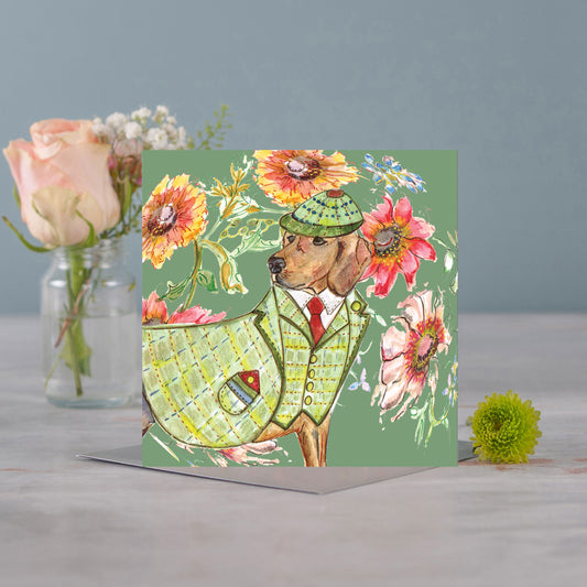 Cottage Hound Greetings Card - Pack of 6