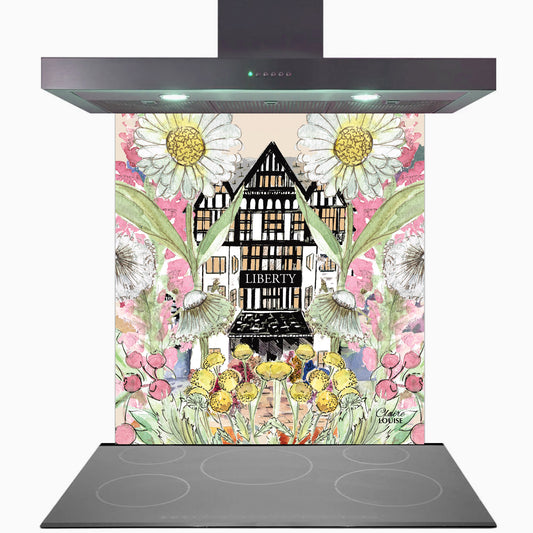 Liberty in Full Bloom Kitchen Glass Splashback