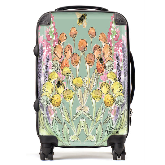Sage Bloom Suitcase Collection