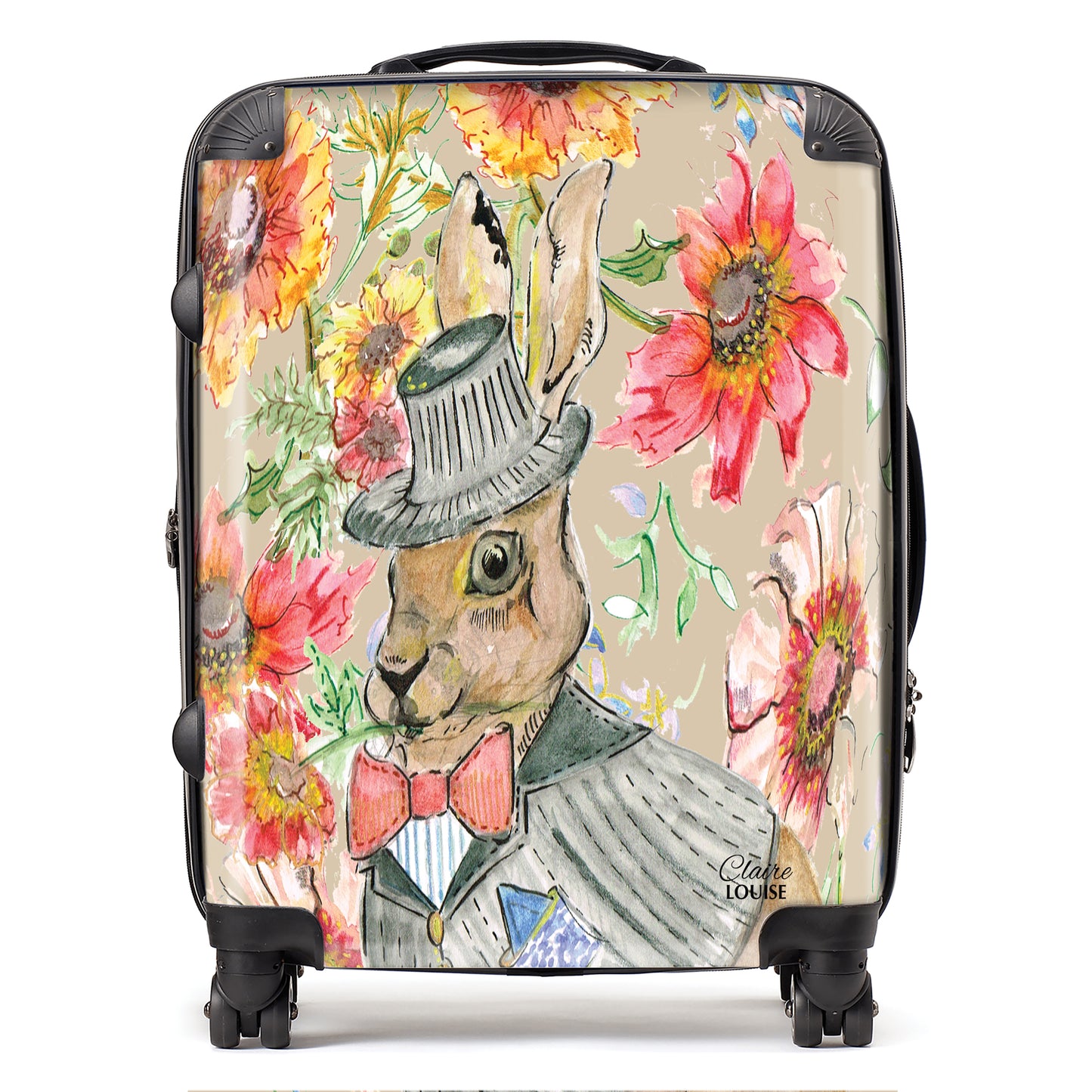 Cottage Floral Hare Suitcase Collection