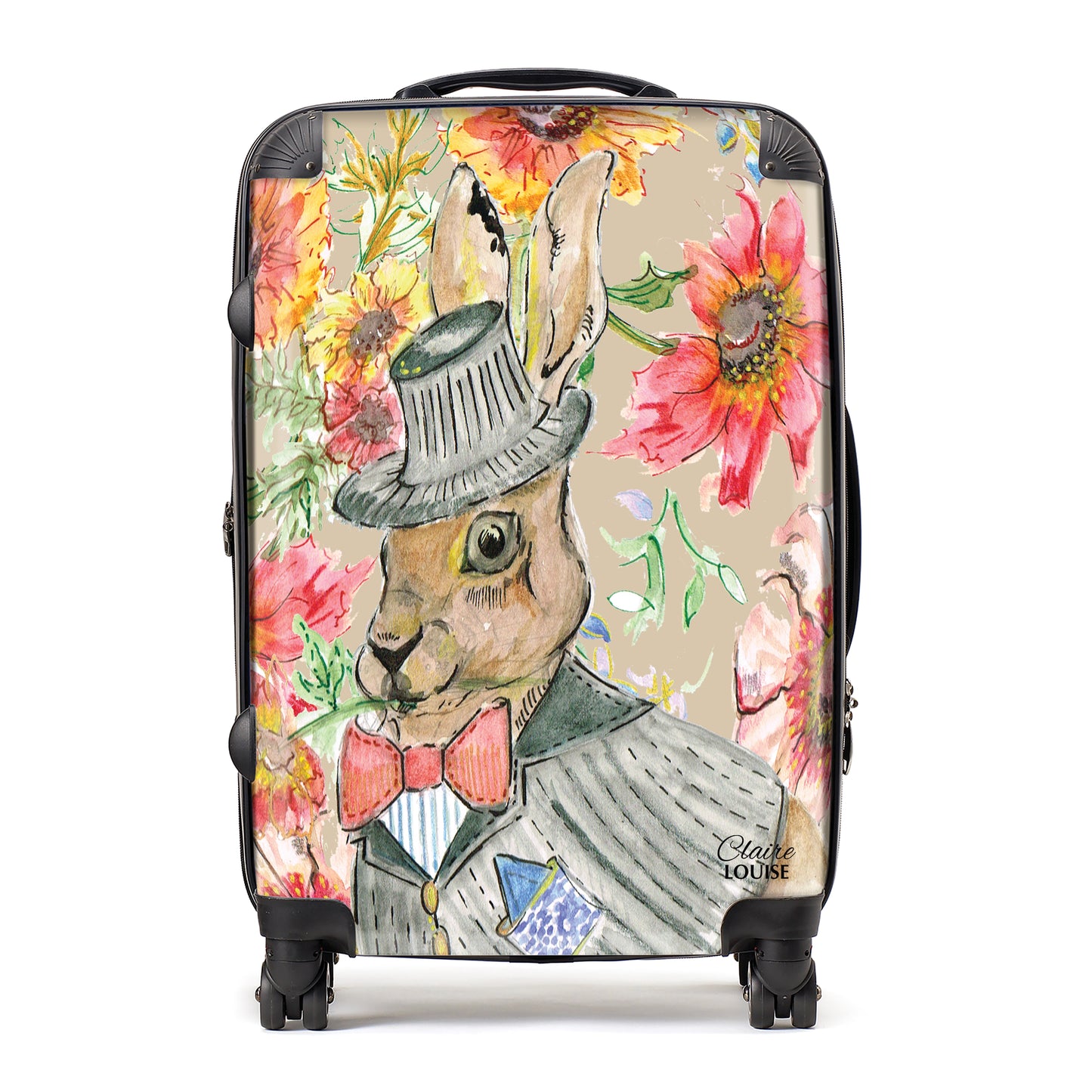 Cottage Floral Hare Suitcase Collection
