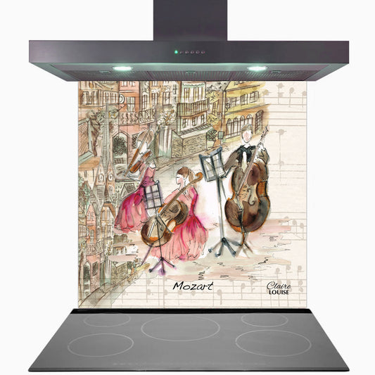 Mozart Kitchen Glass Splashback