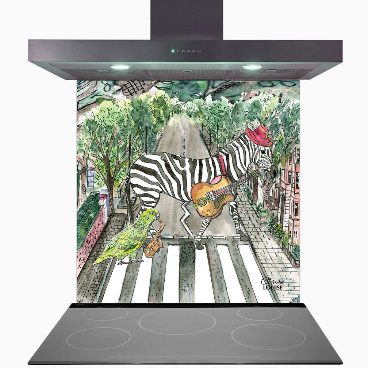 Abbey Road Kitchen Glass Splashback