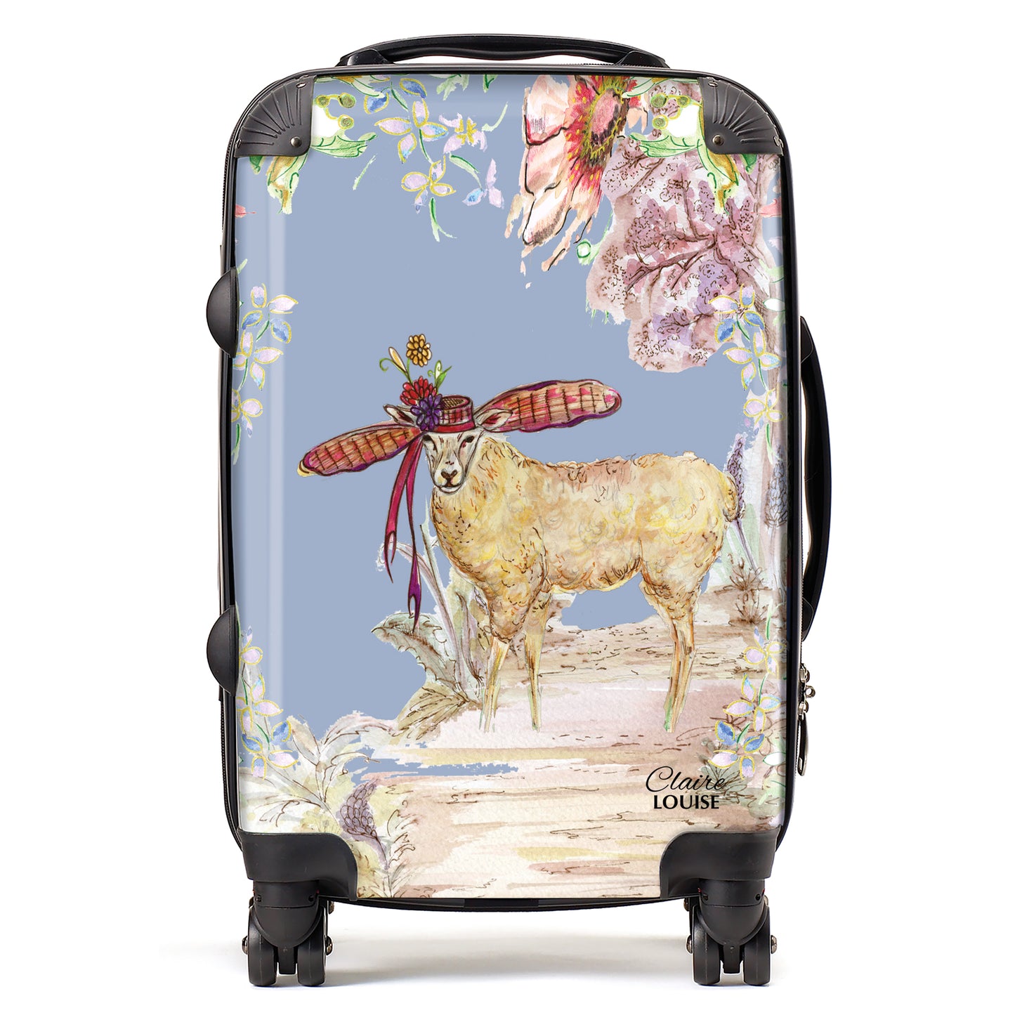 Whimsical Sheep Suitcase Collection