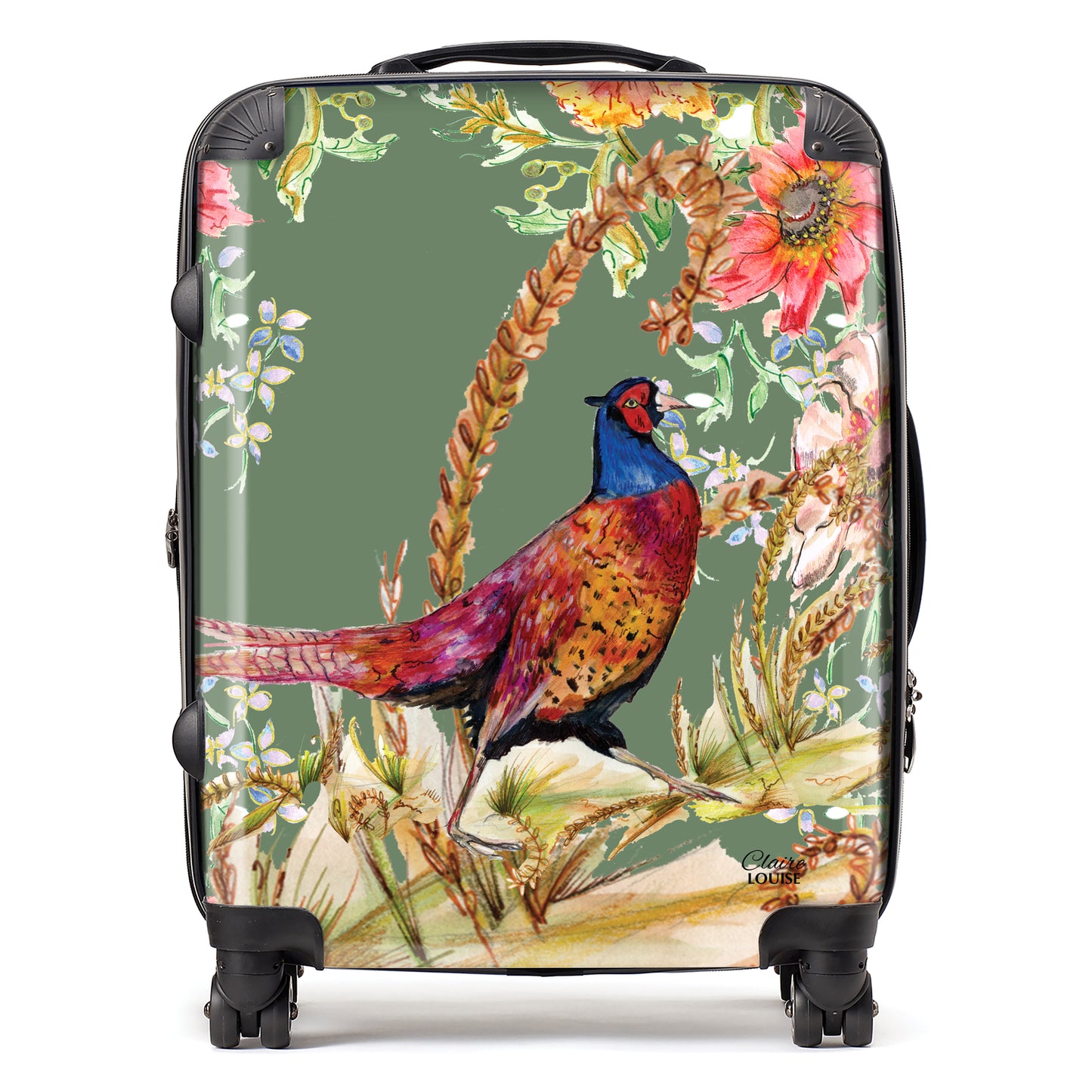 Whimsical Pheasant Suitcase Collection