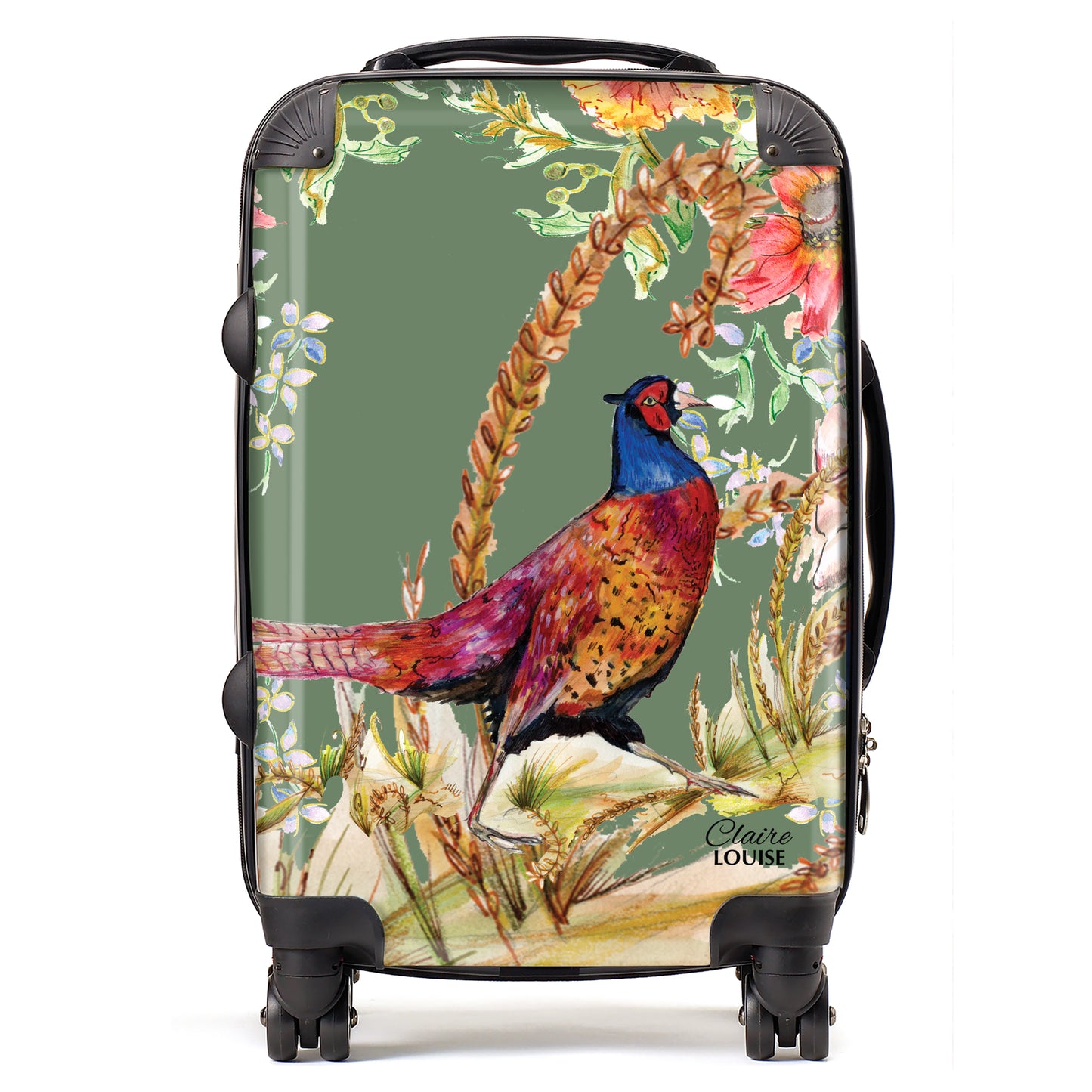 Whimsical Pheasant Suitcase Collection
