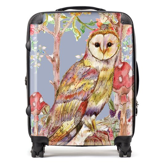 Whimsical Owl Suitcase Collection