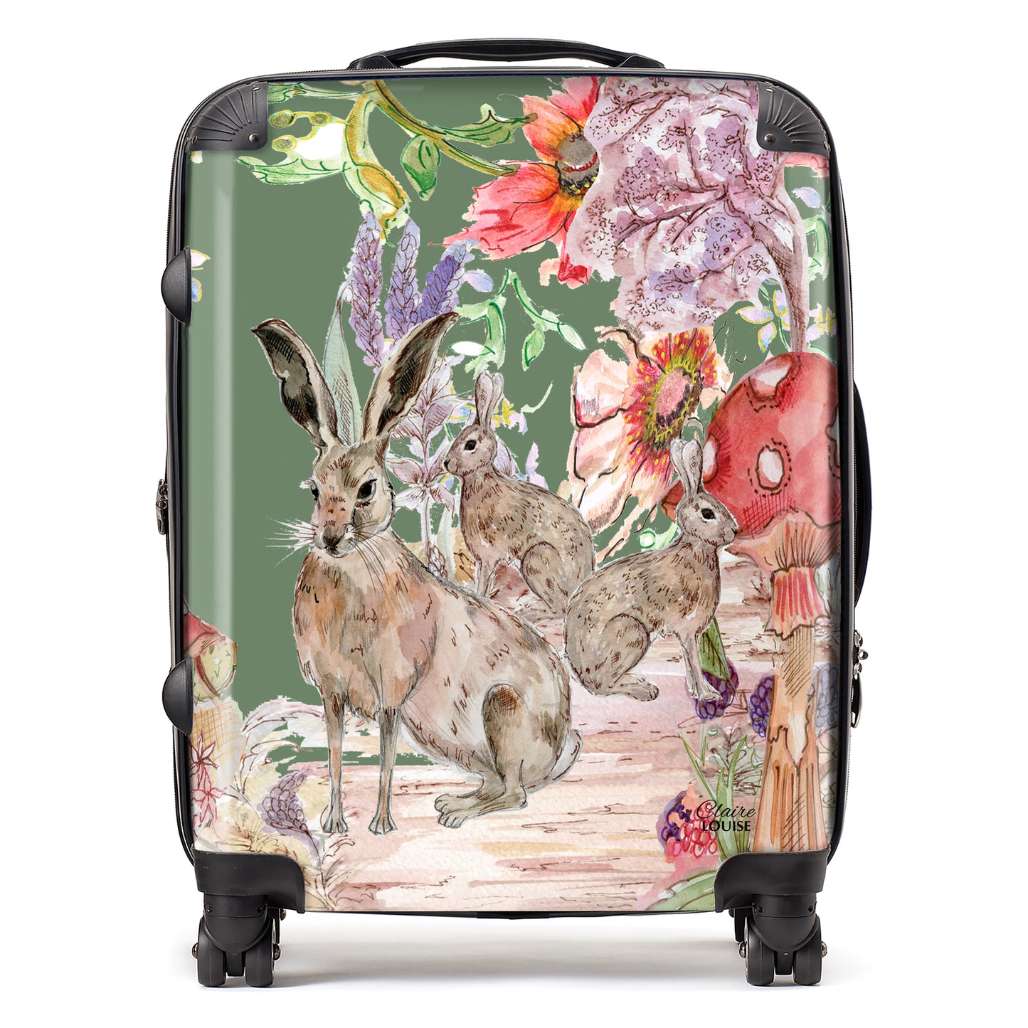 Whimsical Hare Suitcase Collection