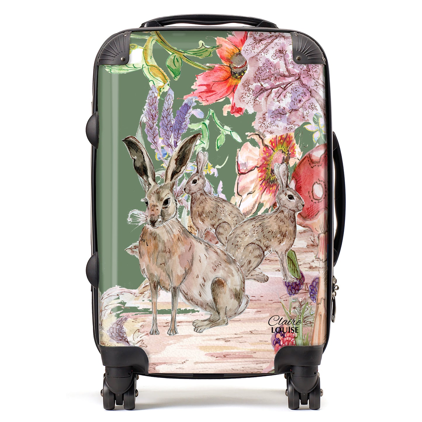 Whimsical Hare Suitcase Collection