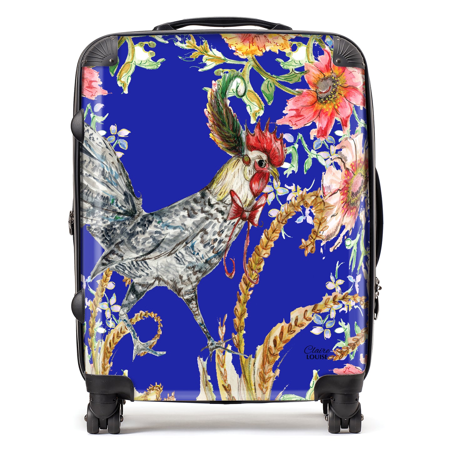 Whimsical Cockerel Suitcase Collection
