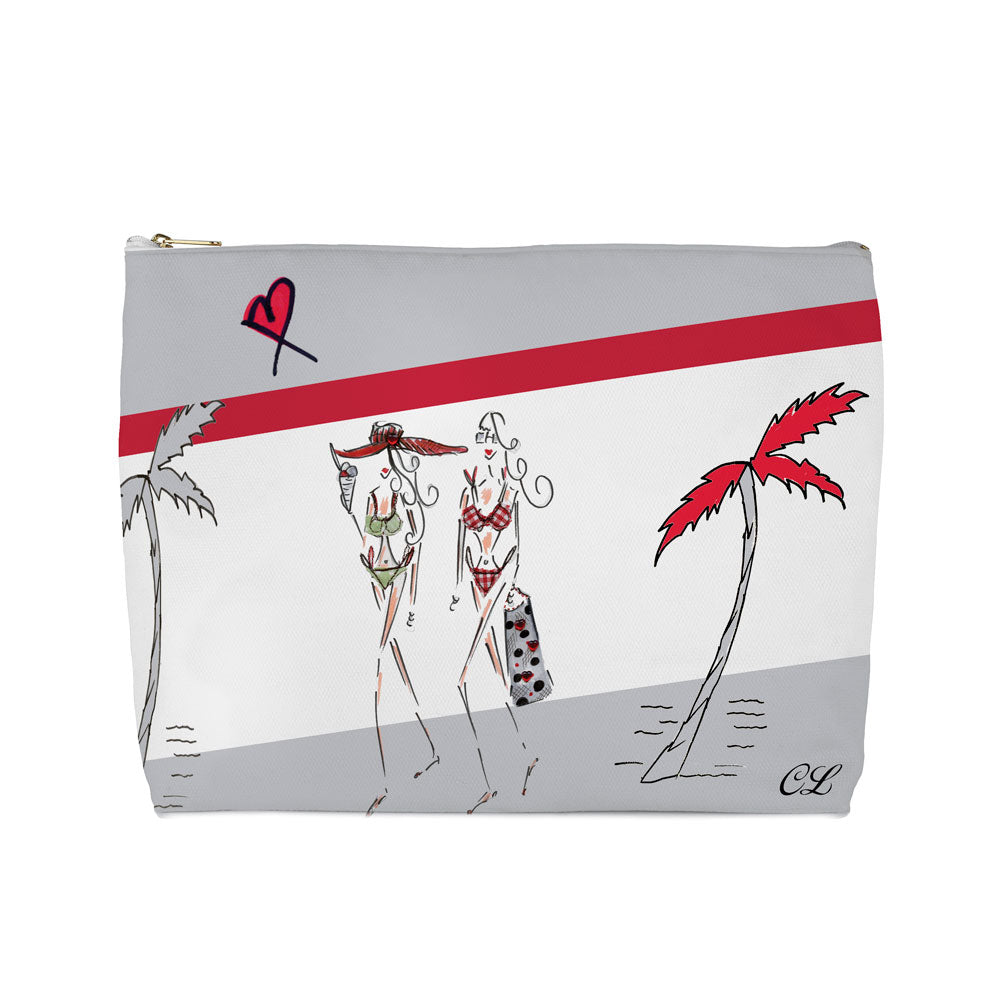 Beach Birds Cosmetic Bag