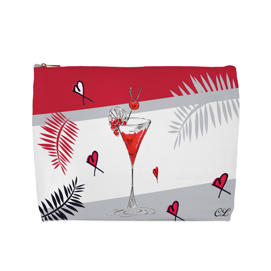 Summer Cocktail Cosmetic Bag