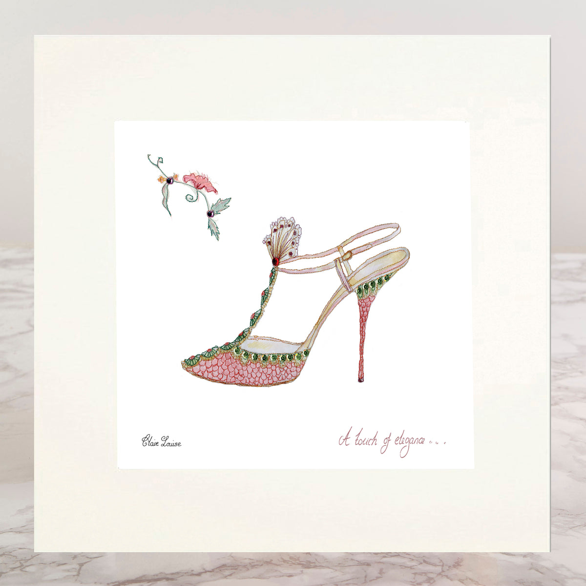 Chaussure Clara Mounted Shoe Print