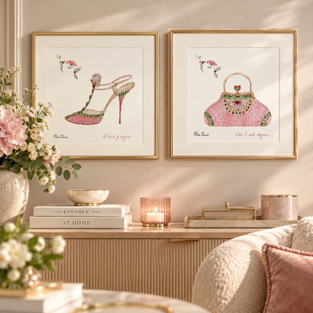 Chaussure Clara Mounted Shoe Print