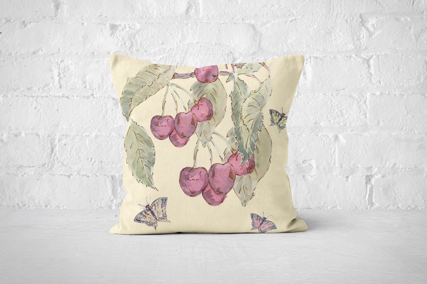 Cherries Cushion