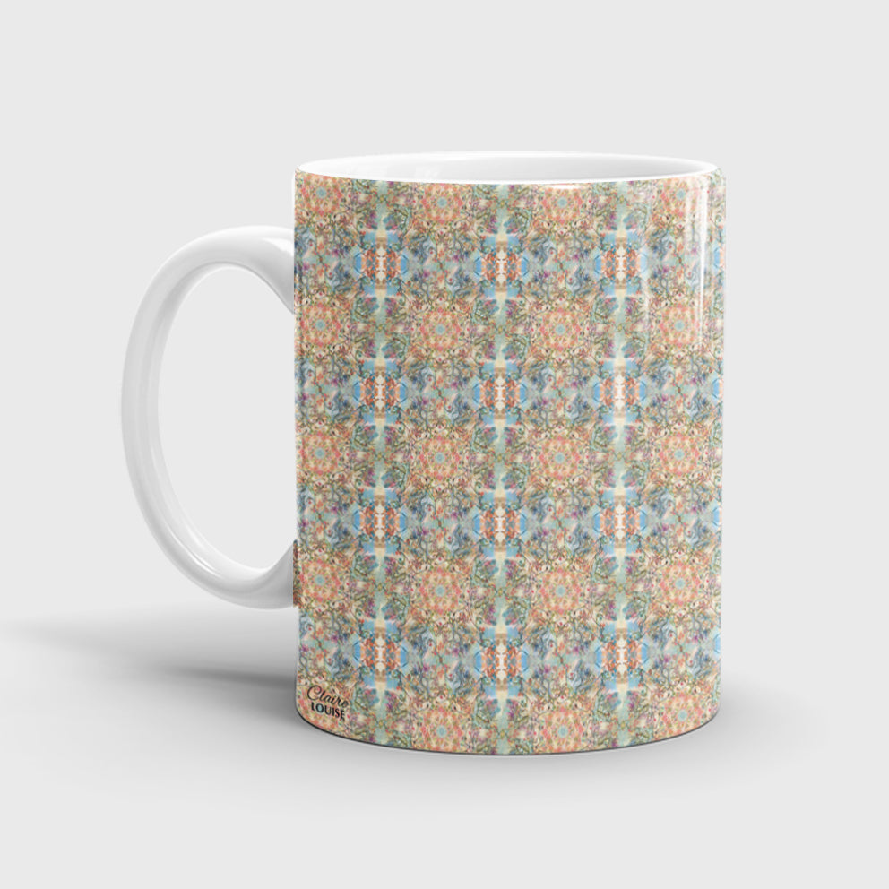 Classical Antique Ivory Buff Ceramic Mug