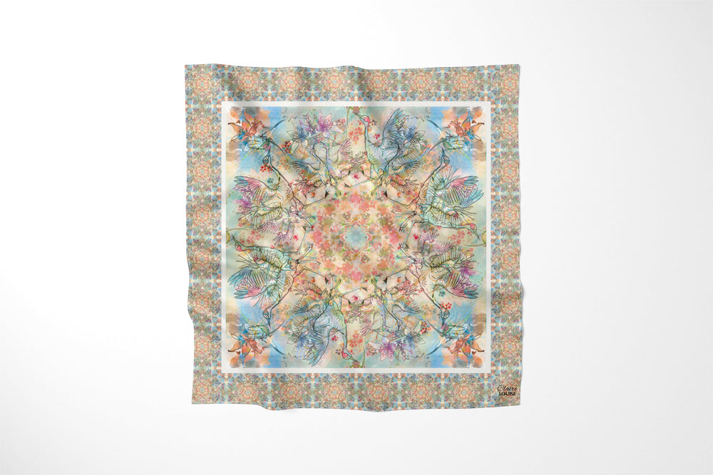 Classical Antique Stork Scarf