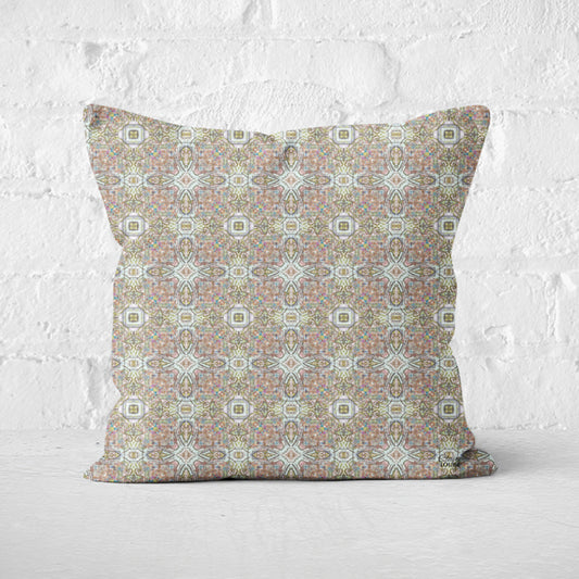 Classical Ethnic Ivory Buff Cushion