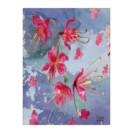 Crimson Glass Wall Art