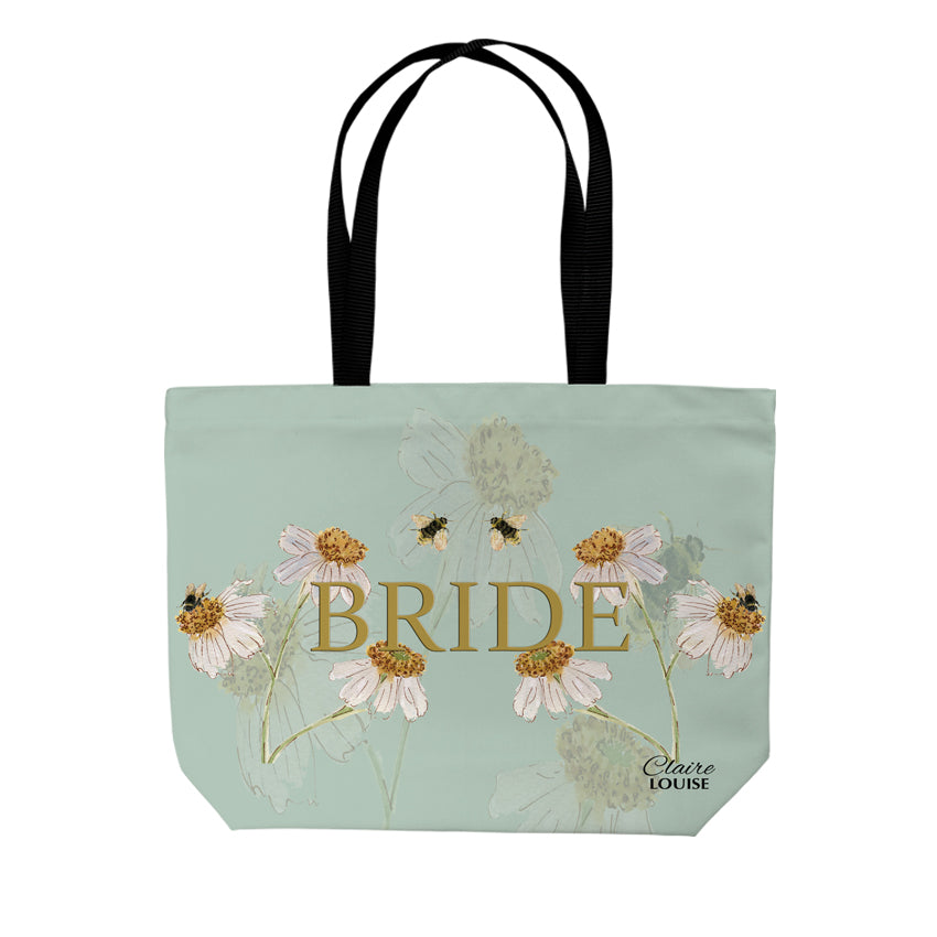 Daisies Bridal Tote Bag