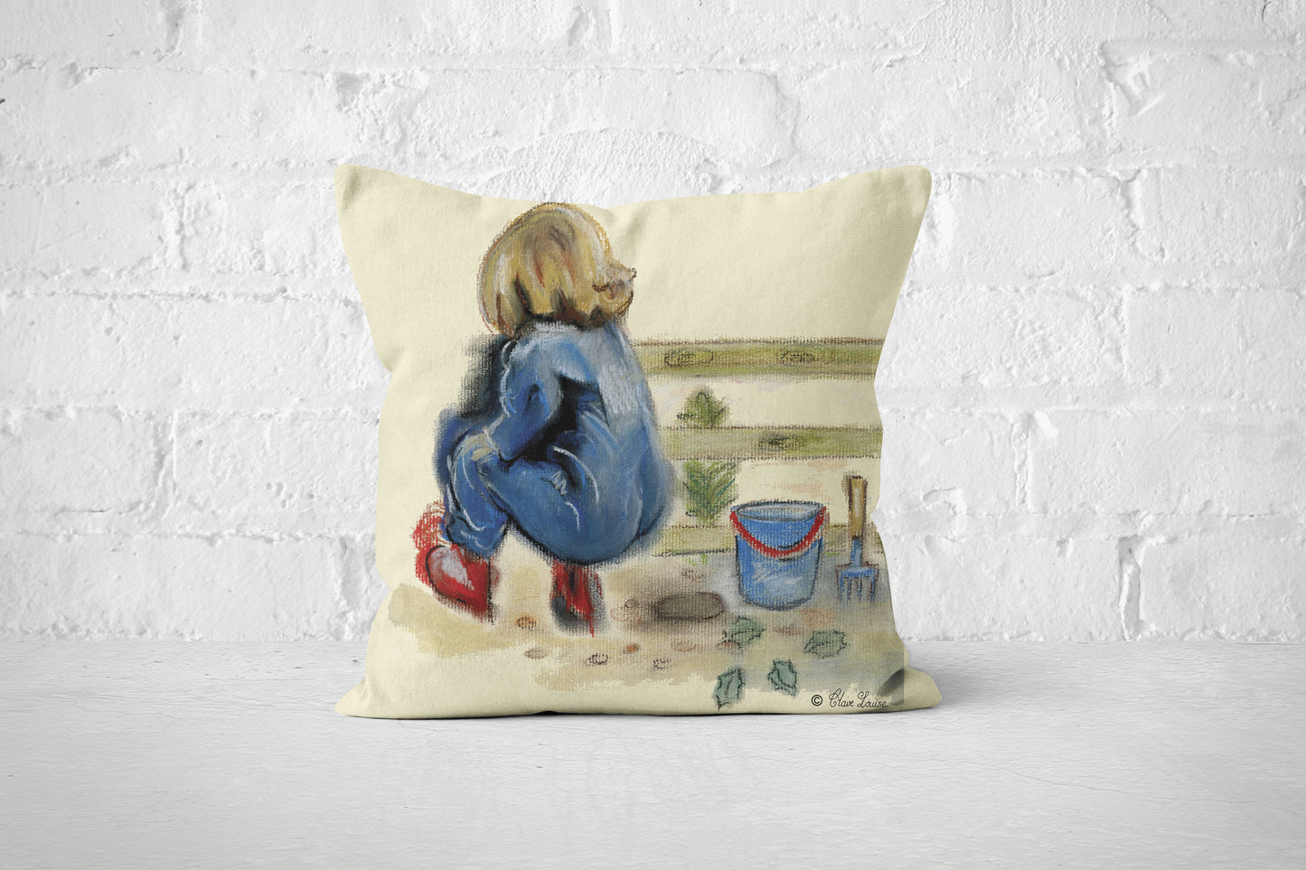 Digging In The Garden Cushion