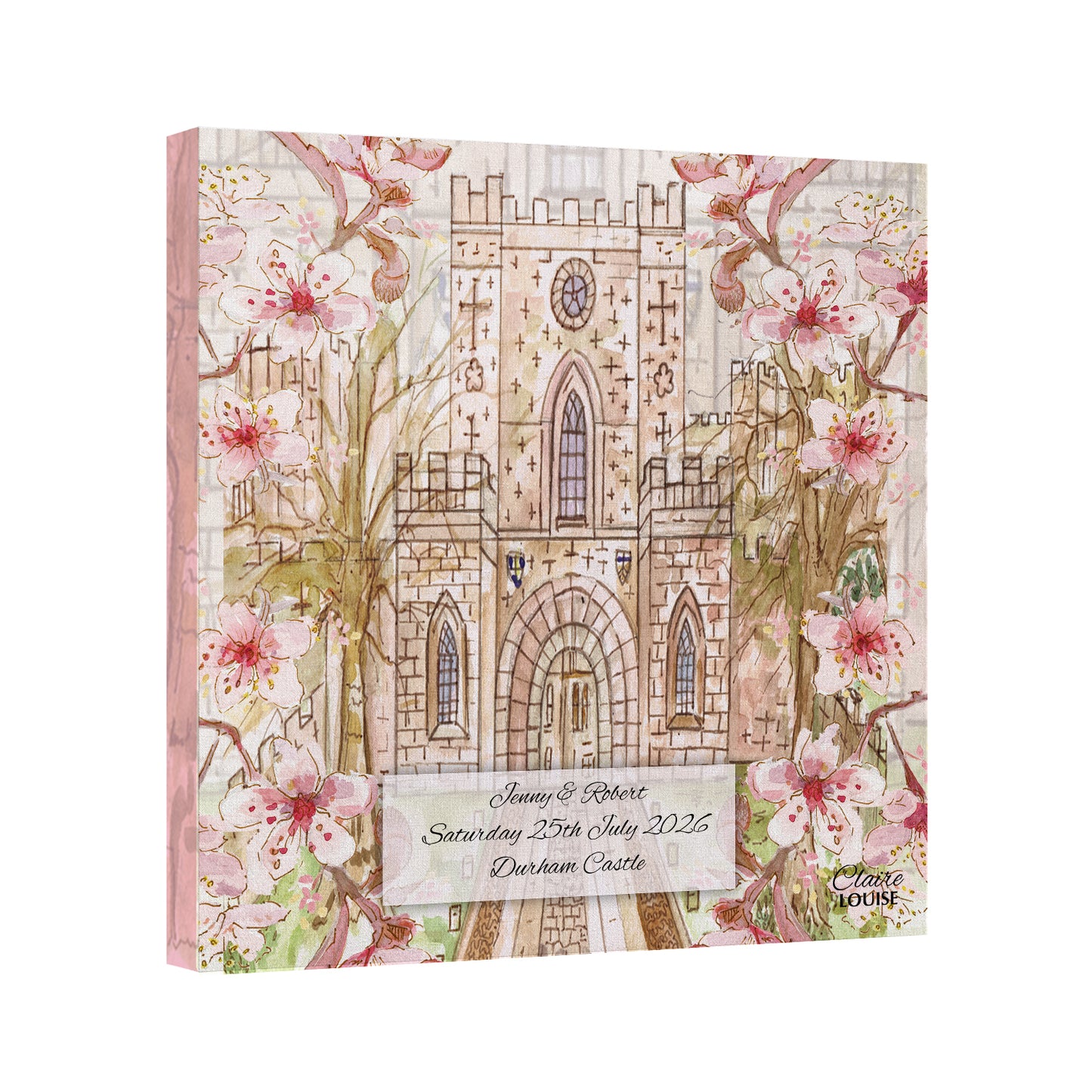 Durham Castle Wedding Canvas Print