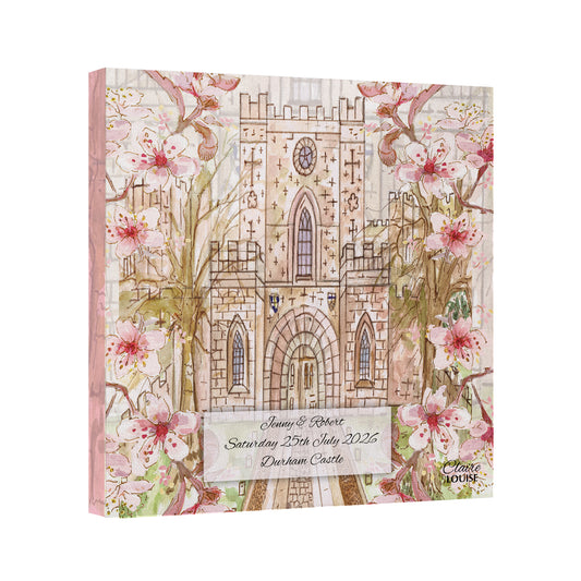 Durham Castle Wedding Canvas Print