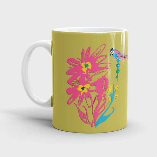Flora Eosine Pink Ceramic Mug
