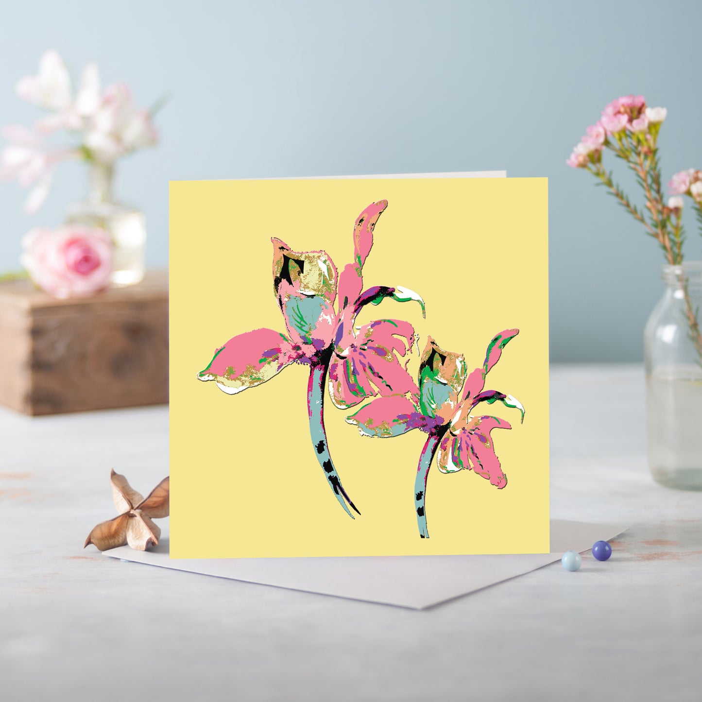 Flora Pop Buttercup Greeting Card - Pack of 6