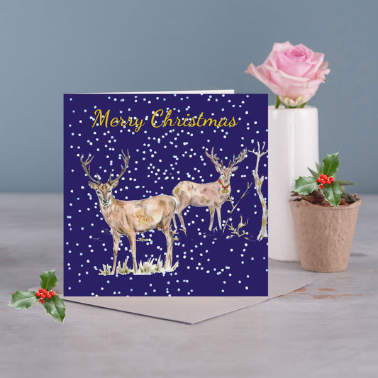 Deer Christmas Card - Pack of 6