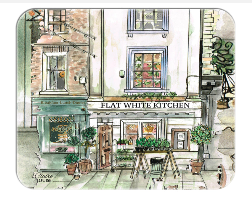 Durham Flat White Kitchen Placemat