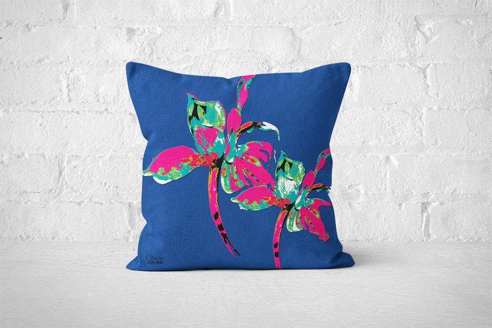 Flora Pink Outdoor Cushion