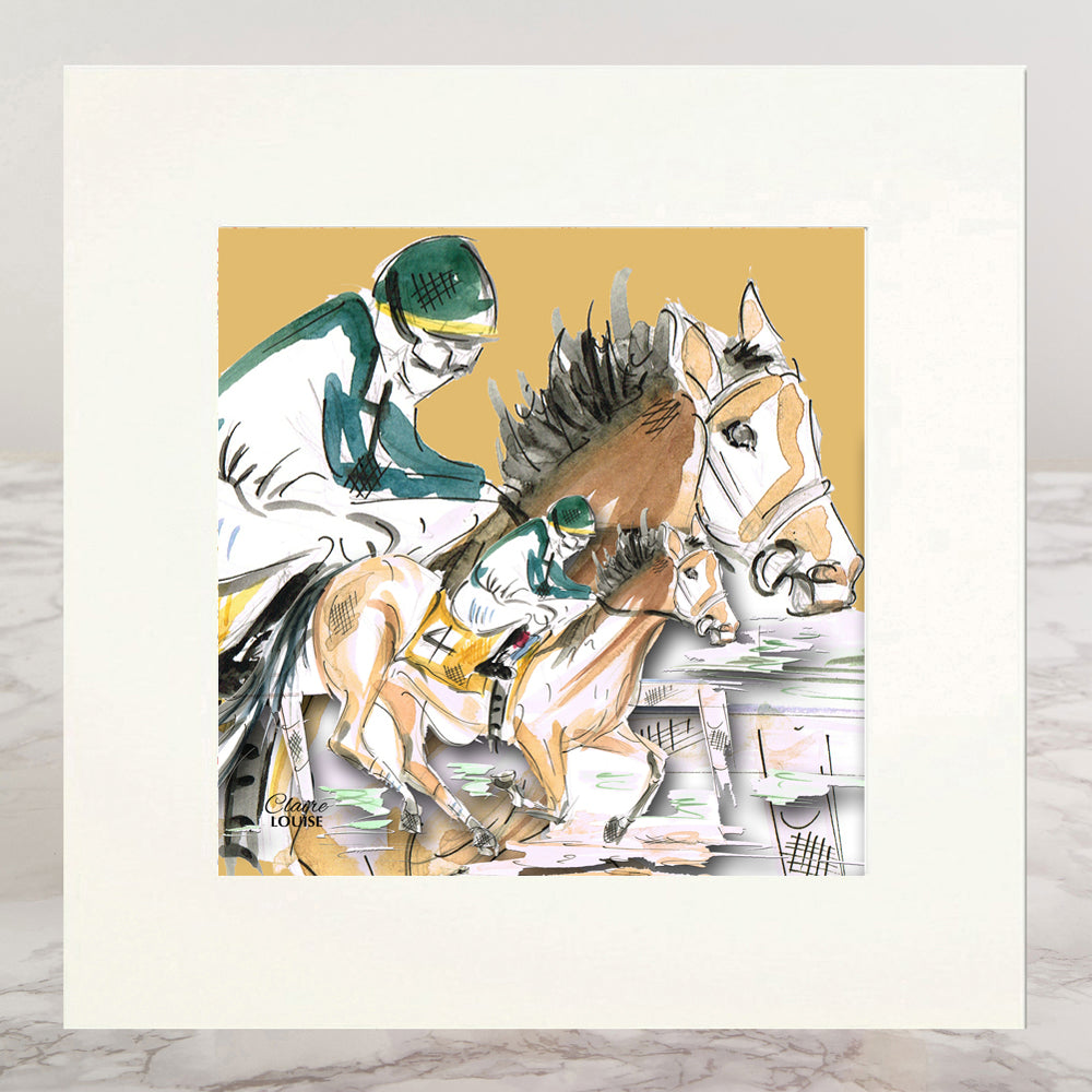 Furlong Mounted Print
