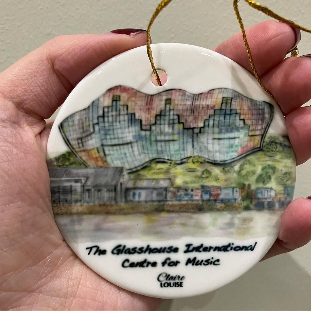 The Glasshouse Fine Bone China Hanging Ornament