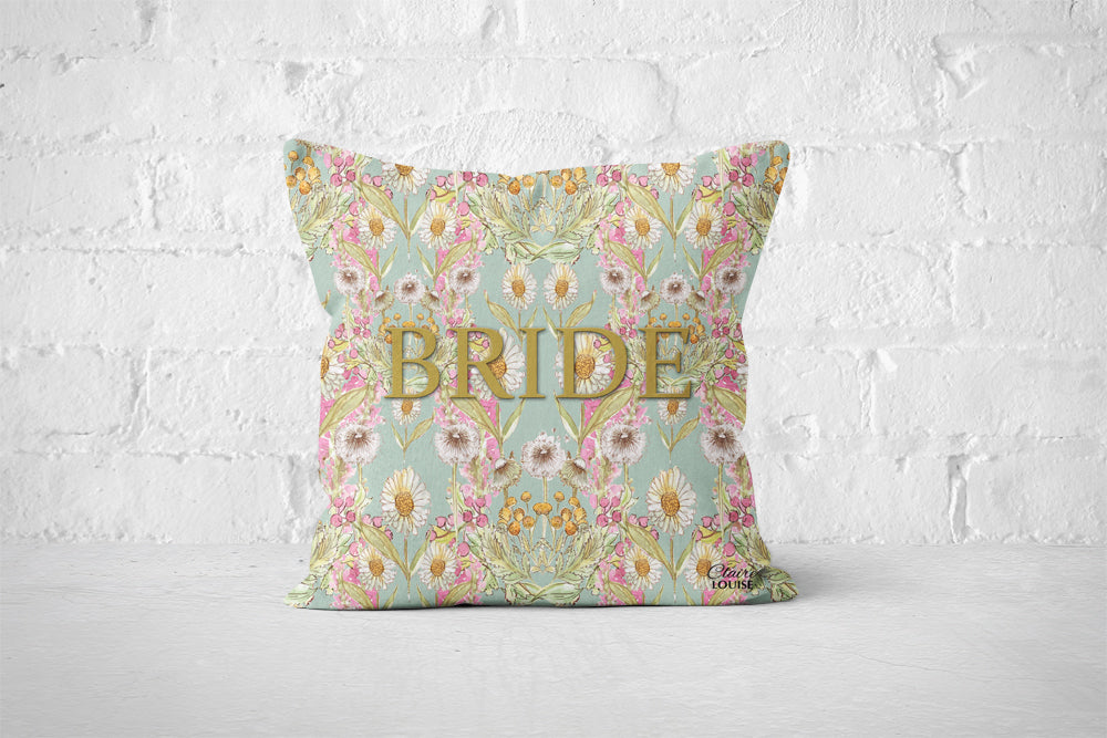 Garden Bloom Bridal Cushion
