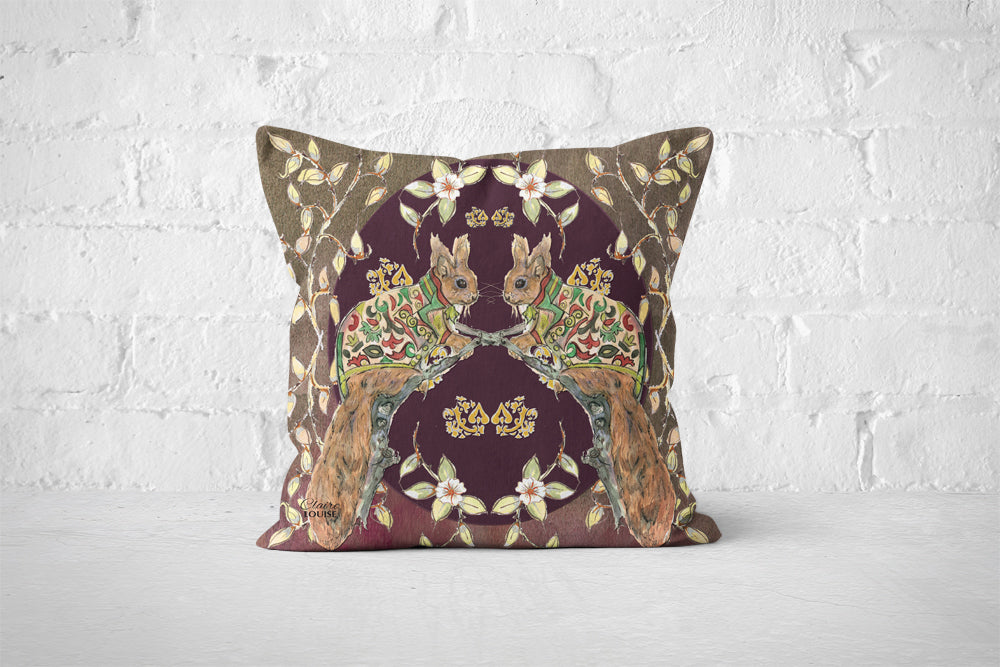 The Gentry Squirrel Cushion
