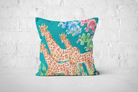Giraffes Cushion
