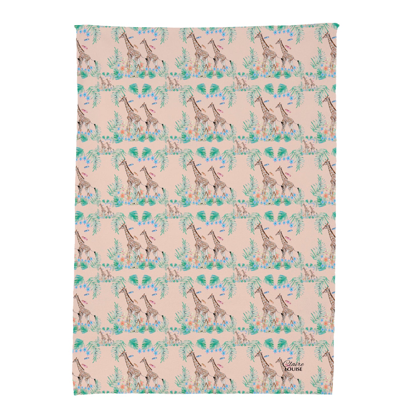 Giraffes In Africa Blanket
