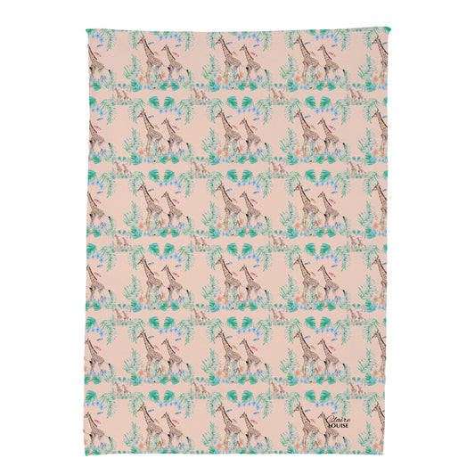 Giraffes In Africa Blanket
