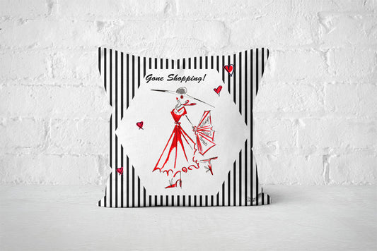 Gone Shopping Cushion
