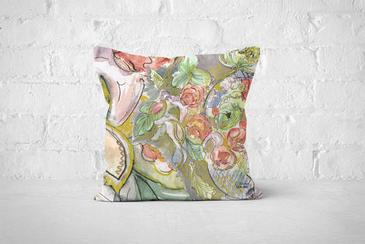 Heirloom Lilac Bloom Cushion