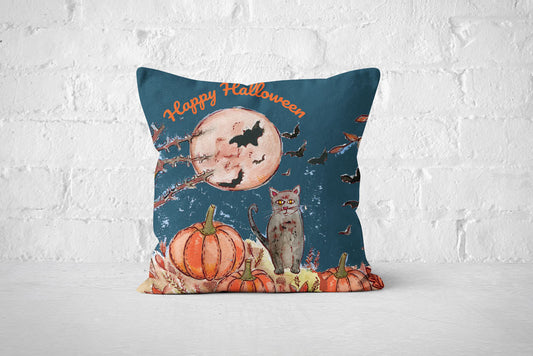 Halloween Cat Cushion