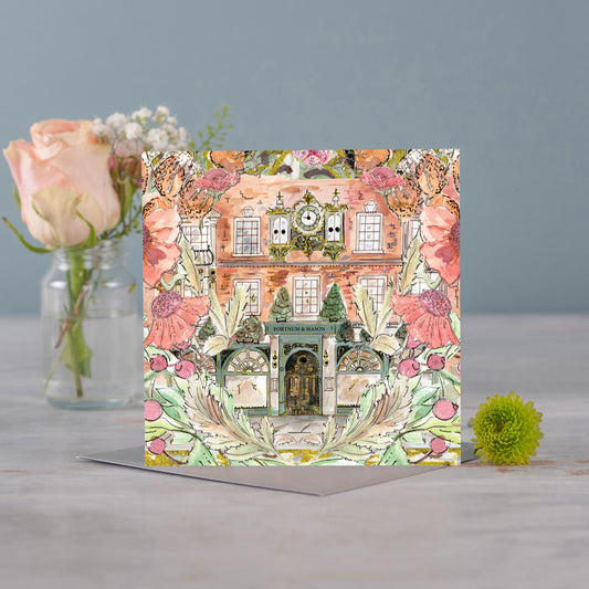 Fortnums In Full Bloom Greetings Card - Pack of 6
