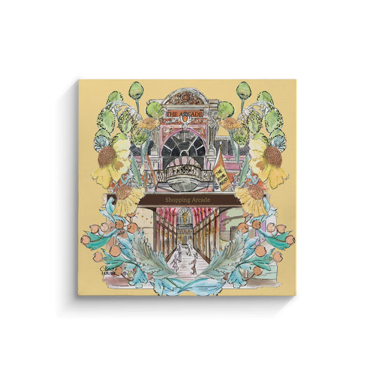 Royal Arcade In Full Bloom Canvas Print