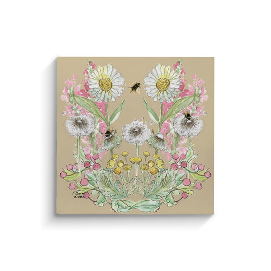 Biscuit Bee Bloom Canvas Print
