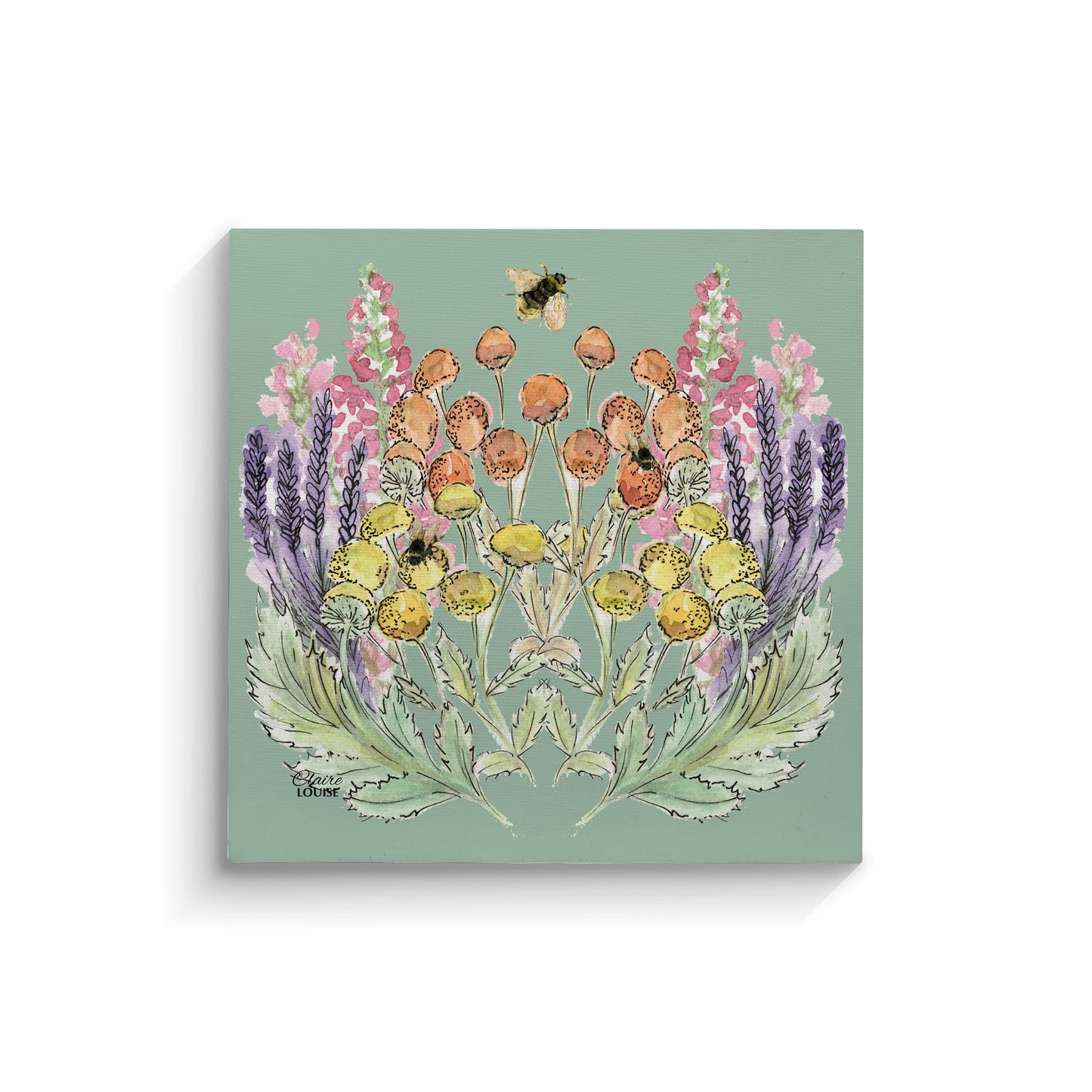 Sage Bloom Canvas Print