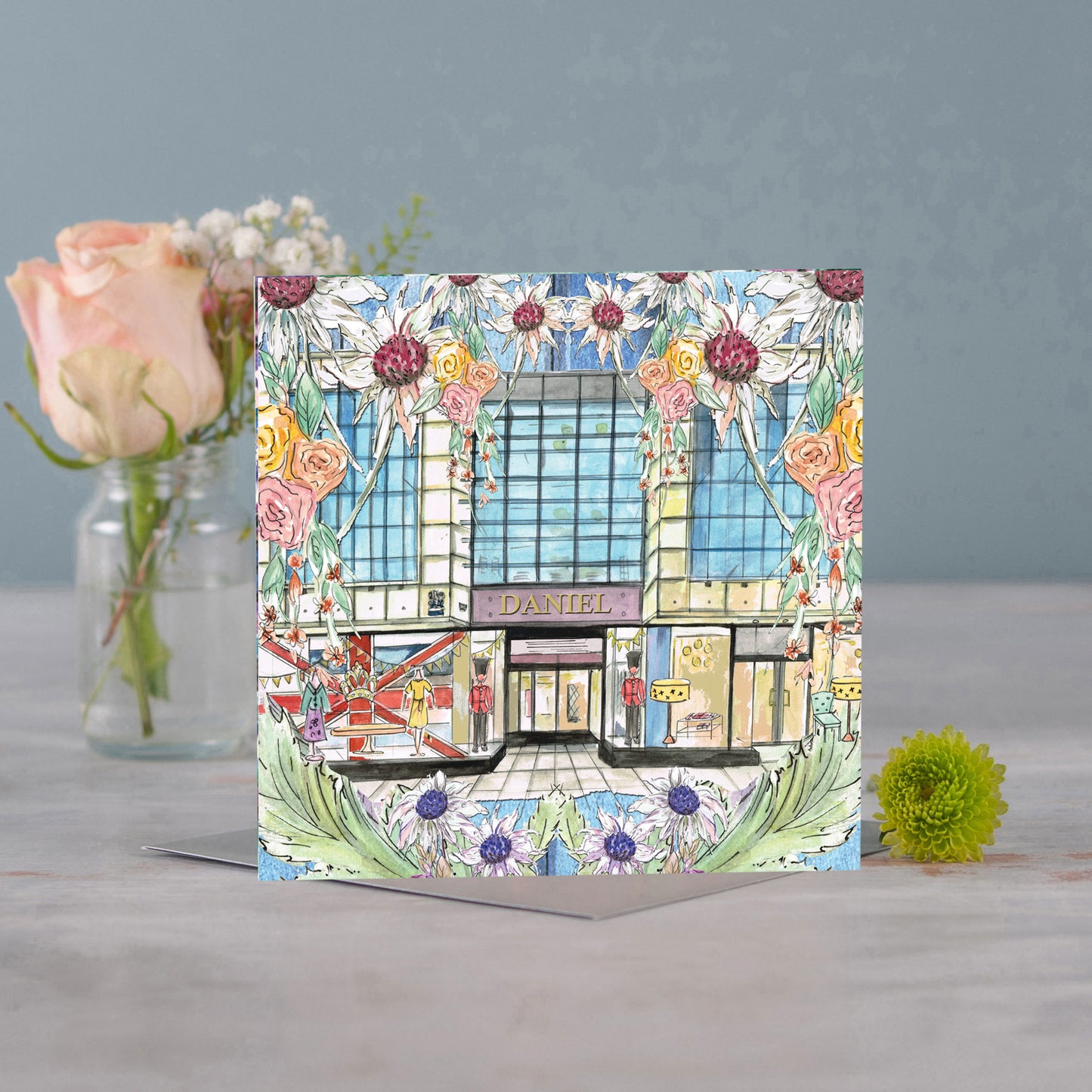 Daniel Of Windsor In Full Bloom Greeting Card - Pack of 6