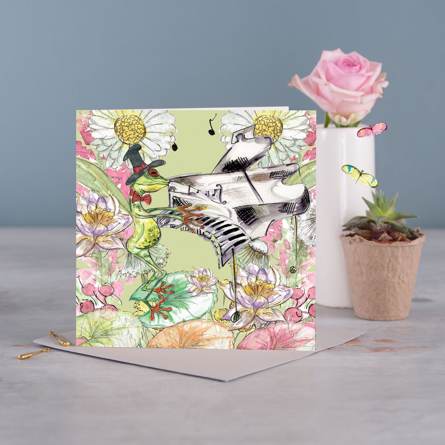 Freddie The Frog Greeting Card - Pack of 6