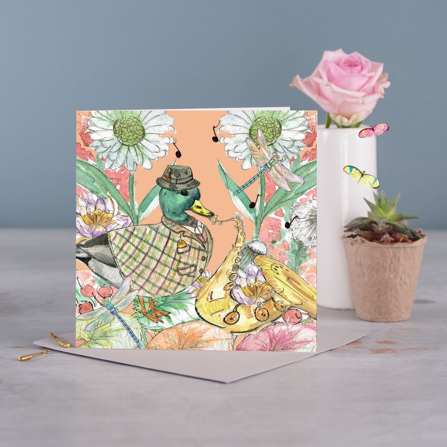 Drake The Duck Greeting Card - Pack of 6